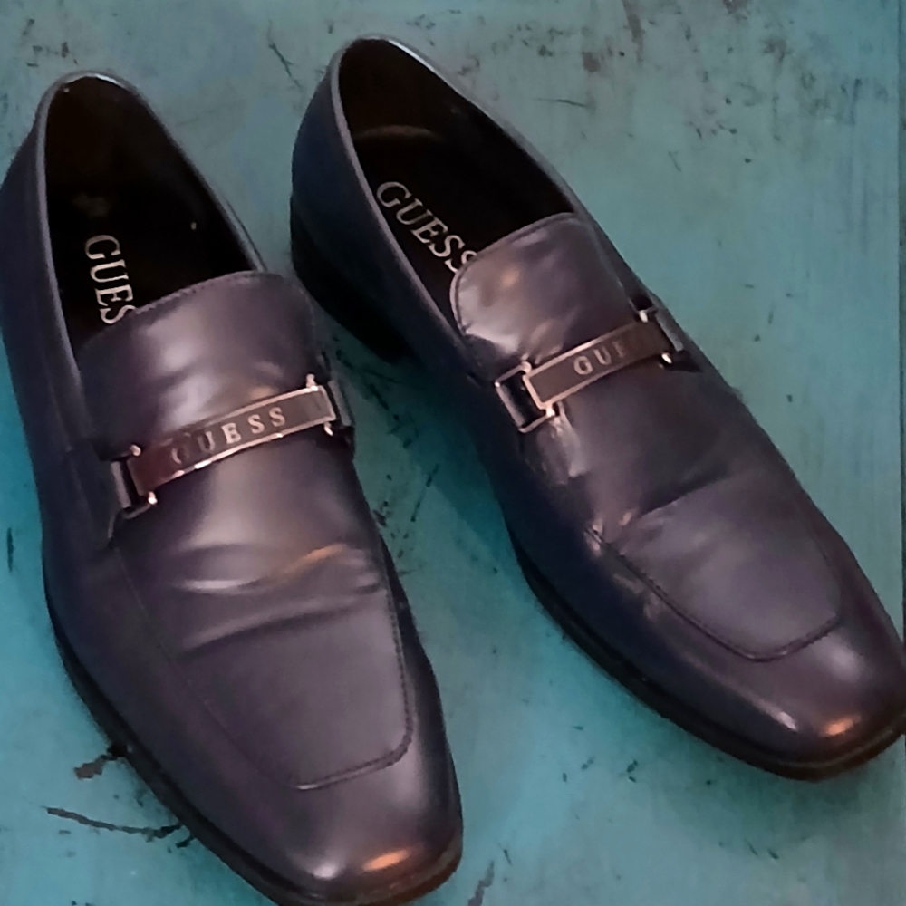 GUESS Men's Blue Loafers